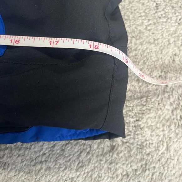 Spyder Hooded Outdoor Jacket,  Boys Size 14 Blue, Black, and White Ski Jacket - Picture 11 of 12